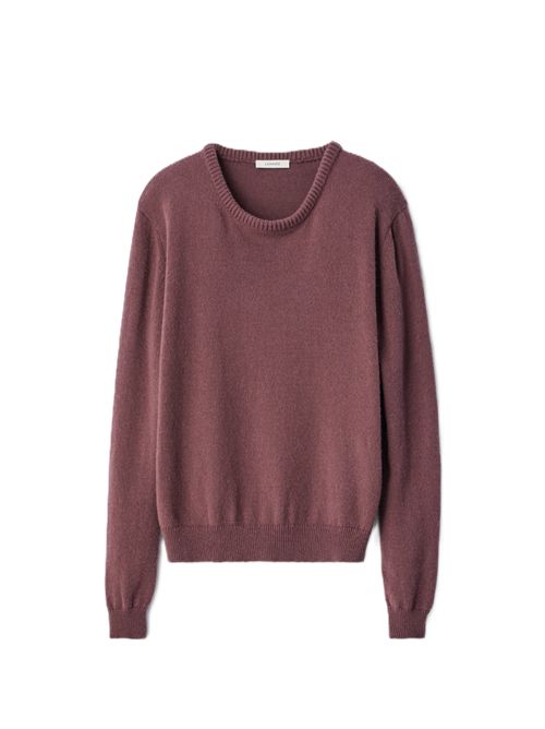 LEMAIREcrew-neck sweater in alpaca wool blend Lemaire | PO0035LK1065PU812 MAUVE